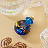 Handmade Lampwork Perfume Bottle Pendants LAMP-TADJ0001-05D-5