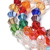 Transparent Electroplate Glass Beads Strands GLAA-F029-2mm-C29-3