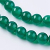 Natural Agate Beads Strands G-G583-8mm-11-3