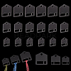 30Pcs 3 Style Acrylic Thread Winding Boards FIND-PH0018-40-1