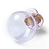 Lucky Bag Shape Glass Cork Bottles Ornament LS-AJEW-A039-02F-2