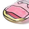 2Pcs Backpack Shaped Plastic Gift Storage Resealable Bags with Handles PL-CBADA12-01B-2