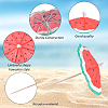 2 Bags Watermelon Pattern Umbrella Bamboo & PET Plastic Toothpick Decorations AJEW-CP0007-28-5