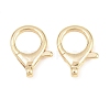 Brass Lobster Claw Clasps KK-H287-08F-G-1