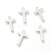 Non-Tarnish 201 Stainless Steel Charms X-STAS-C021-06P-T-1