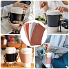 WADORN 5Pcs 5 Colors PU Leather Heat Resistant Reusable Cup Sleeve AJEW-WR0001-58B-6
