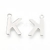 Non-Tarnish 201 Stainless Steel Charms STAS-C021-06P-K-2