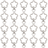 24Pcs Alloy Swivel Clasps FIND-SC0017-49B-6
