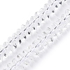 Transparent Glass Beads Strands GLAA-N001-62A-1