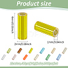 5400pcs 12 Colors Plated Glass Bugle Beads SEED-PH0002-32-5