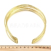 30MM 304 Stainless Steel Open Multi-Strand Choker Necklaces for Women NJEW-K297-02G-3