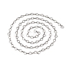 304 Stainless Steel Heart Link Chains CHS-S012-18P-2