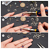 AHADERMAKER DIY Teardrop Earring Making Kit DIY-GA0003-93-3