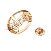 Musical Note Lapel Pin Backs JEWB-K035-02A-KCG-3