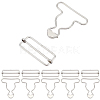 6 Bags Adjustable Iron Buckles IFIN-CY0001-04P-1