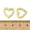 Brass Spring Gate Rings KK-B089-06G-3