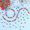 1200Pcs Dyed Natural Wood Beads WOOD-GF0002-13C-4