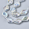 Electroplate Glass Beads Strands EGLA-N008-009-A01-3