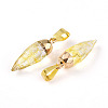 Natural Citrine Pendants G-N345-01B-2