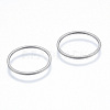 Non-Tarnish 201 Stainless Steel Linking Rings STAS-N090-T14-1-3