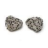 Sparkling Acrylic Heart Beads with Rhinestone Embellishment OACR-NH0001-02B-06-2
