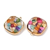 304 Stainless Steel Pendants STAS-C146-02G-02-2