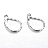 Tarnish Resistant 304 Stainless Steel Leverback Earring Findings X-STAS-M217-03-2