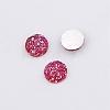 Druzy Resin Cabochons LS-RESI-WH0026-03A-03-1