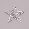 Star Glitter Hotfix Rhinestone DIY-WH0301-92A-02-2