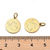 304 Stainless Steel Charms STAS-D050-07G-05-3