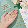 20Pcs Stainless Steel Huggie Hoop Earrings EJEW-DC0001-31-3