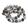 Natural Fire Crackle Agate Beads Strands G-U023-A16-01-3