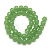 Imitation Jade Glass Beads Strands X-GR4mm67Y-2