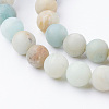 Natural Flower Amazonite Bead Strands G-G735-61F-10mm-3