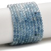 Gradient Color Natural Devil Blue Aquamarine Beads Strands G-NH0072-B01-3mm-2