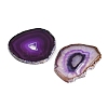 Dyed & Heated Natural Agate Slice Big Pendants GG-CBAAF67-02D-2