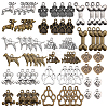 Tibetan Style Alloy Pendants TIBEP-SC0001-09-1
