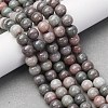 Ombre Effect Dyed Glass Beads Strands GLAA-T031-01O-12-3