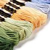 12 Skeins 12 Colors 6-Ply Polyester Embroidery Floss OCOR-M009-01B-14-2