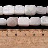 Natural Selenite Beads Strands G-D098-D17-5