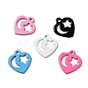Spray Painted 201 Stainless Steel Charms STAS-G304-15-1
