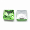 Pointed Back Glass Rhinestone Cabochons RGLA-T027-8x8mm-19-2