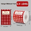 200Pcs Christmas Theme Paper Self-Adhesive Stickers DIY-M070-02C-1