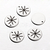 Non-Tarnish Spray Painted Stainless Steel Charms STAS-I051-E04-1