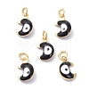 Brass Enamel Charms KK-C218-01G-C-1