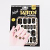 Mixed Style Removable Fake Temporary Tattoos Paper Stickers AJEW-O025-M-3