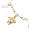 304 Stainless Steel Charm Bracelets BJEW-JB12219-3