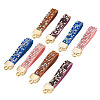 12Pcs 4 Colors Alloy Rhinestone Keychain Findings FIND-BT0001-38A-3