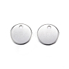 304 Stainless Steel Charms X-STAS-F039-91-12mm-P-1
