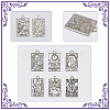 24Pcs 6 Style Rack Plating Alloy Pendants FIND-CA0006-68-5